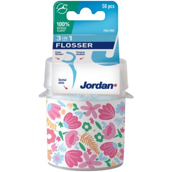 Флосс ( зубная нить ) Jordan 3-в1 50 шт