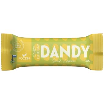 Конфетный батончик Foodin Dandy, кислый лимон, 35 гр Конфетный батончик Foodin Dandy, кислый лимон, 35 гр