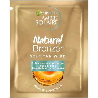Салфетки для автозагара Garnier Ambre Solaire Natural Bronzer Wipes 5,6 гр