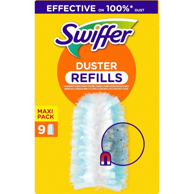 Комплект сменных насадок для пыли Swiffer Duster 9 шт Комплект сменных насадок для пыли Swiffer Duster 9 шт