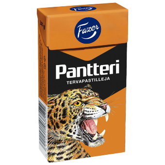 Пастилки лакричные с салмиаком Pantteri 38 гр