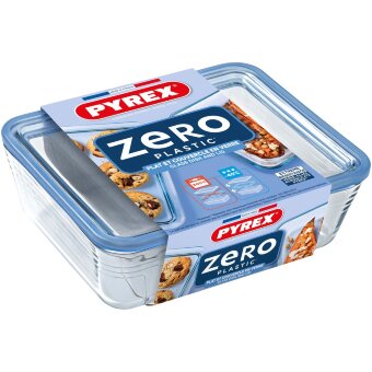Стеклянная форма для запекания Pyrex с крышкой из стекла 24 x 19 x 8 см 2,6 л Pure Glass