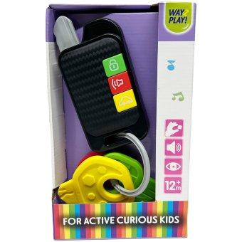 Игрушечные ключи Way2Play с звуком My First Car Keys