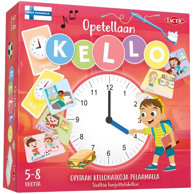 Настольная игра Tactic Opetellaan Kello FI