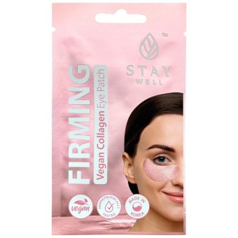 Укрепляющие патчи для глаз STAY Well с веганским коллагеном Укрепляющие патчи для глаз STAY Well с веганским коллагеном