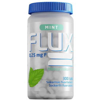 Flux mint для укрепления зубов со вкусом мяты 300 таб. Flux mint для укрепления зубов со вкусом мяты 300 таб.