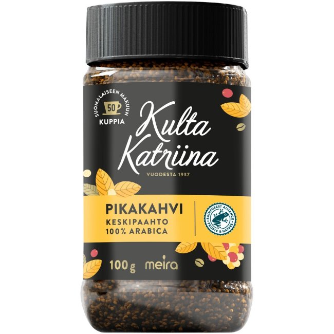 Кофе растворимый Kulta Katriina 100 гр ст/банка
