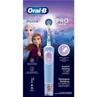 Электрическая зубная щетка Oral-B Vitality Pro Kids Frozen + сменная насадка Электрическая зубная щетка Oral-B Vitality Pro Kids Frozen + сменная насадка