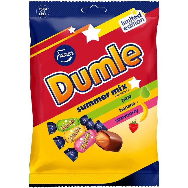 Микс летних конфет Fazer Dumle 180 гр Микс летних конфет Fazer Dumle 180 гр