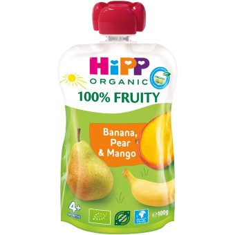 HiPP HiPPiS (груша, банан и манго) с 4 мес. 100 гр