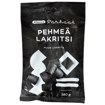 Лакричные конфеты Pirkka Parhaat 180 гр