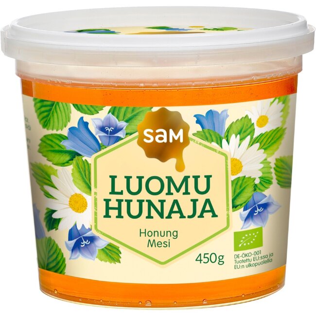 Органический мед Hunajainen SAM 450 гр Органический мед Hunajainen SAM 450 гр