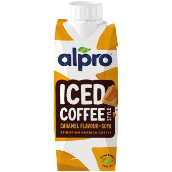 Кофейный напиток Alpro на соевой основе, карамель 250 мл Кофейный напиток Alpro на соевой основе, карамель 250 мл