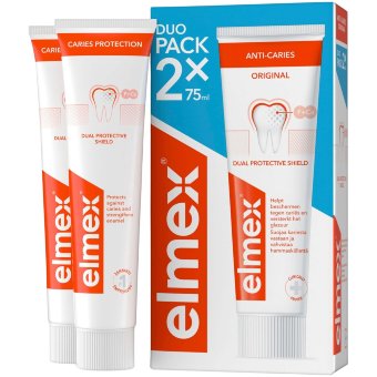 Зубная паста антикариес Elmex 2х75 мл Зубная паста антикариес Elmex 2х75 мл