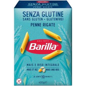 Паста Barilla Penne Rigate Mais Riso 400 гр Паста Barilla Penne Rigate Mais Riso 400 гр