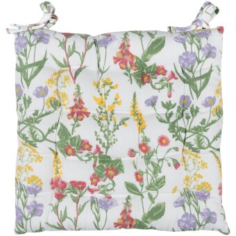 Подушка для сиденья House Wild floral 40x40 см зеленая