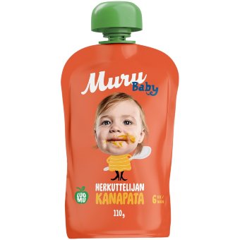 Детское органическое блюдо с курицей Muru Baby 110 гр