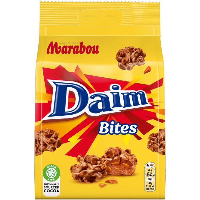 Шоколадные конфеты Marabou Bites 145 гр