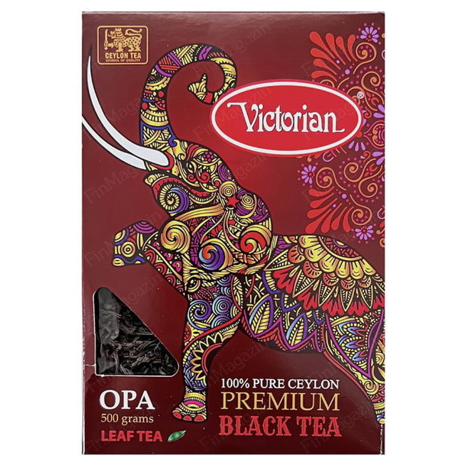 Чай чёрный крупнолистовой Victorian Pure Ceylon OPA 500 гр
