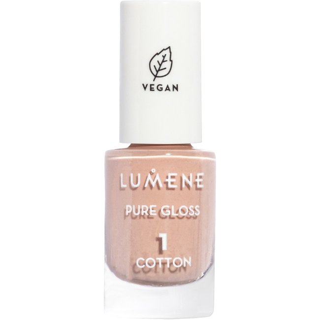 Лак для ногтей Lumene Pure Gloss 1 pellava 5 мл Лак для ногтей Lumene Pure Gloss 1 pellava 5 мл