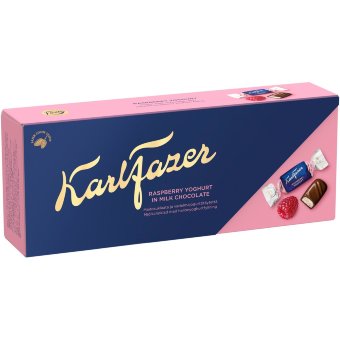 Шоколадные конфеты Малиновый йогурт Fazer Raspberry Yogurt 250 гр
