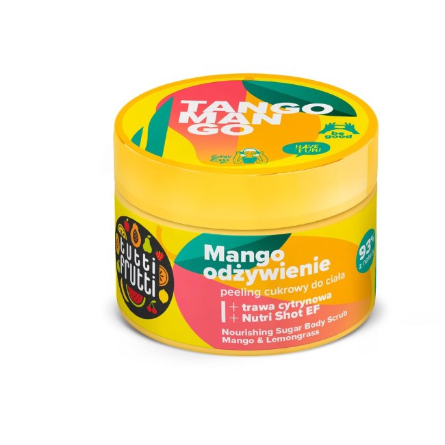 Скраб для тела Tutti Frutti питательный сахарный манго и лемонграсс 300 гр Скраб для тела Tutti Frutti питательный сахарный манго и лемонграсс 300 гр