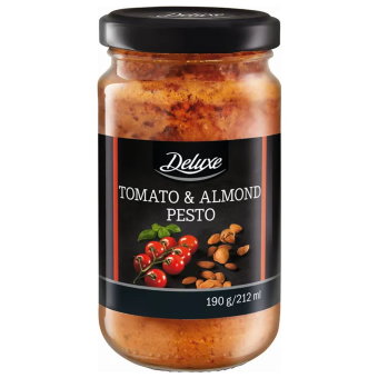 Итальянский песто Томатно-миндальный Deluxe 190/560 гр Итальянский песто Томатно-миндальный Deluxe 190/560 гр