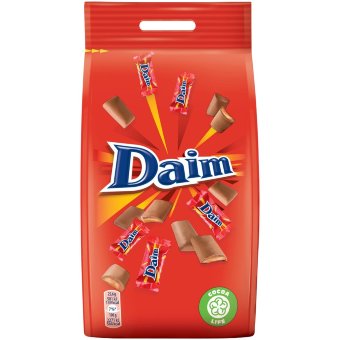 Конфеты с карамельной начинкой в шоколаде Daim 140 гр Конфеты с карамельной начинкой в шоколаде Daim 140 гр