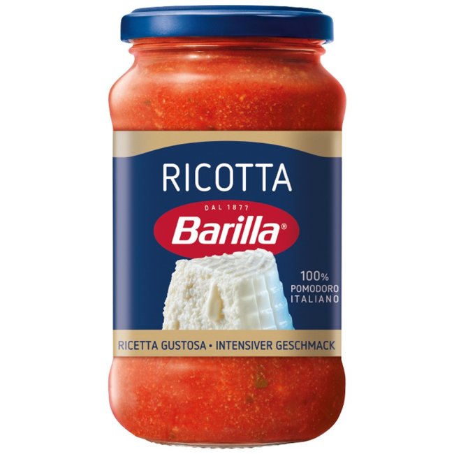 Паста с соусом Ricotta Barilla 400 гр Паста с соусом Ricotta Barilla 400 гр