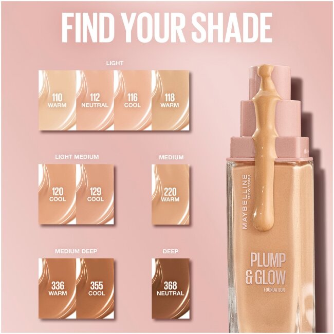 Тональный крем Maybelline New York Lifter Plump & Glow 110 30 мл