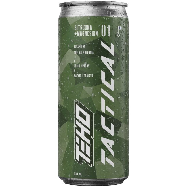 Энергетический напиток TEHO Tactical лимон + магний 0,33 л