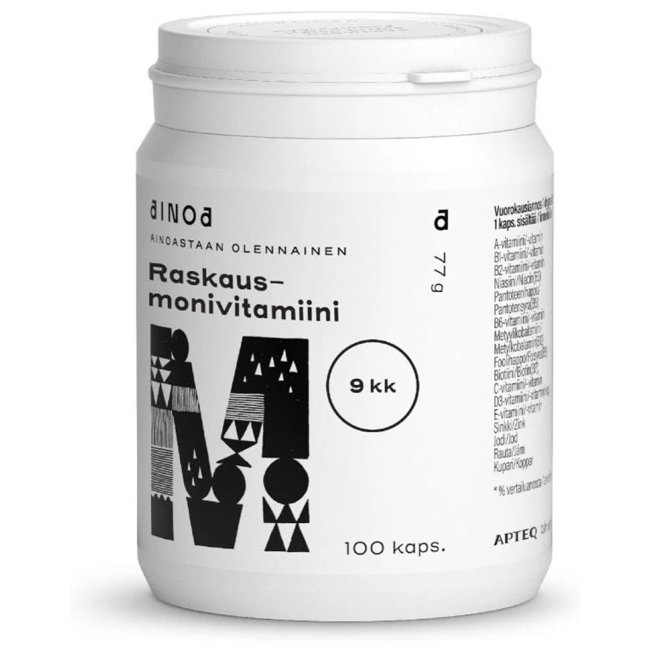 Мультивитамины для беременных Ainoa 100 капсул