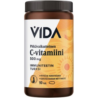 Витамин С Vida Vahva C-vitamiini 500 mg 90 таблеток Vida Витамин С Vida Vahva C-vitamiini 500 mg 90 таблеток Vida