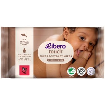 Влажные салфетки для очистки Libero Touch Super Soft 18 шт