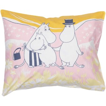 Наволочка Moomin Arabia Finland Perheen Parissa 50 x 60 см GOTS