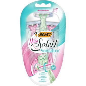 Бритвенные станки Bic Miss Soleil Sensitive, 3 шт Бритвенные станки Bic Miss Soleil Sensitive, 3 шт