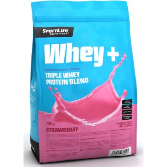 Сывороточный протеин SportLife Nutrition Whey+ клубника 700 г Сывороточный протеин SportLife Nutrition Whey+ клубника 700 г