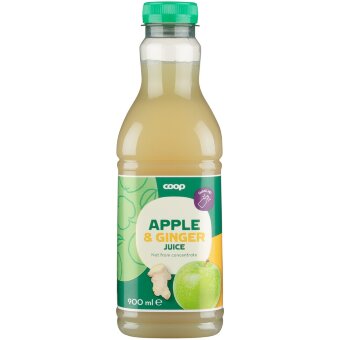 Сок яблочно-имбирный Coop 900 мл