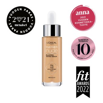 Тонирующая сыворотка для лица L'Oréal Paris True Match Nude Plumping 4-5 medium 30 мл