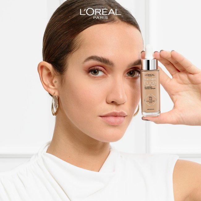 Тонирующая сыворотка для лица L'Oréal Paris True Match Nude Plumping 4-5 medium 30 мл