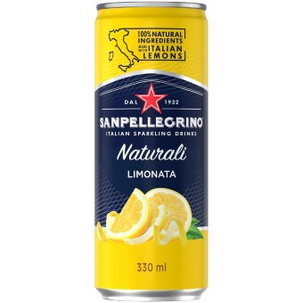 Освежающий напиток Sanpellegrino Naturali Limonata 33 кл ж/б