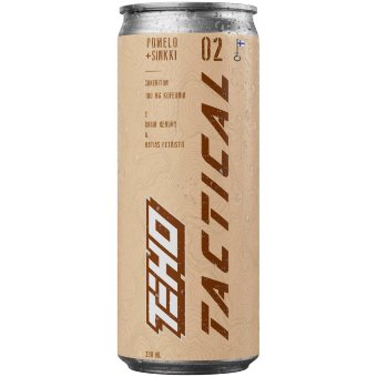 Энергетический напиток TEHO Tactical Pomelo + цинк 0,33 л