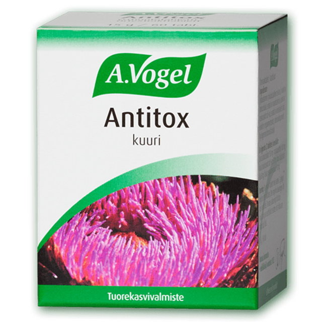 Таблетки с экстрактом трав Antitox 60 шт A.Vogel