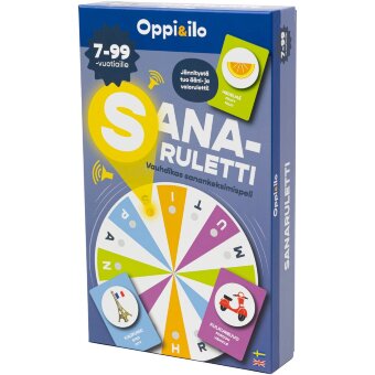 Настольная игра Oppi&ilo Sanaruletti 7-99 лет Настольная игра Oppi&ilo Sanaruletti 7-99 лет