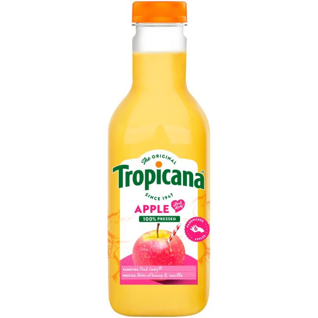 Яблочный сок Tropicana Pink Lady 0,9 л Яблочный сок Tropicana Pink Lady 0,9 л