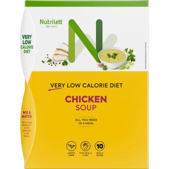 Куриный крем-суп для похудения Nutrilett 10 пак Chicken Soup 150 ккал