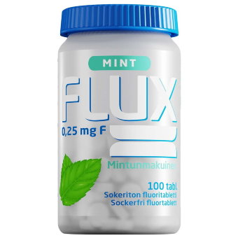 Flux mint для укрепления зубов со вкусом мяты 100 таб. Flux mint для укрепления зубов со вкусом мяты 100 таб.