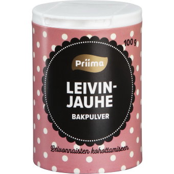 Пекарский порошок ( разрыхлитель) PRIIMA Leivinjauhe 100 гр Пекарский порошок ( разрыхлитель) PRIIMA Leivinjauhe 100 гр