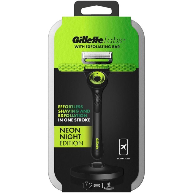 Бритвенный станок Gillette Labs с отшелушивающей насадкой и сменным лезвием Бритвенный станок Gillette Labs с отшелушивающей насадкой и сменным лезвием