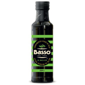 Масло Basso оливковое нерафинированное высшего качества Extra Virgin с базиликом 250 мл Масло Basso оливковое нерафинированное высшего качества Extra Virgin с базиликом 250 мл